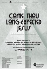 Come, Thou Long Expected Jesus SATB choral sheet music cover